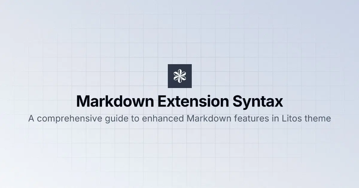 Markdown扩展语法